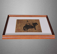 乳山书画装裱配框服务案例